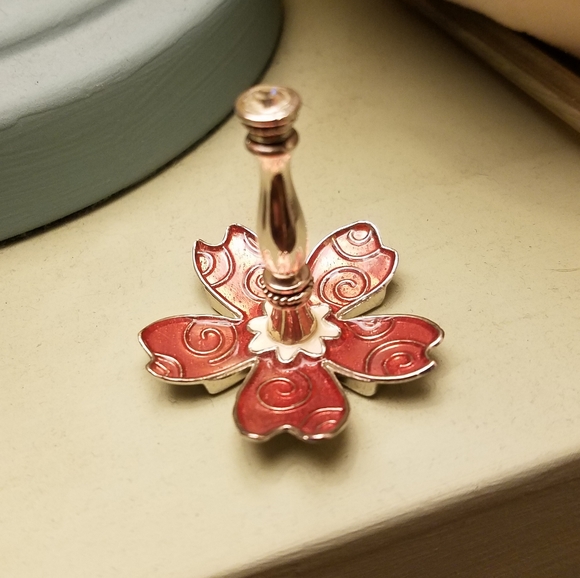 Cherryblossom Sakura Floral Enamel Ring Holder